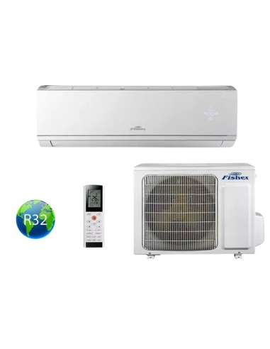 2,7 kW Fisher Comfort Plus R32 FSAI-CP-90BE3/FSOAI-CP-90BE3 Oldalfali Inverteres Split Klíma, Wifi,